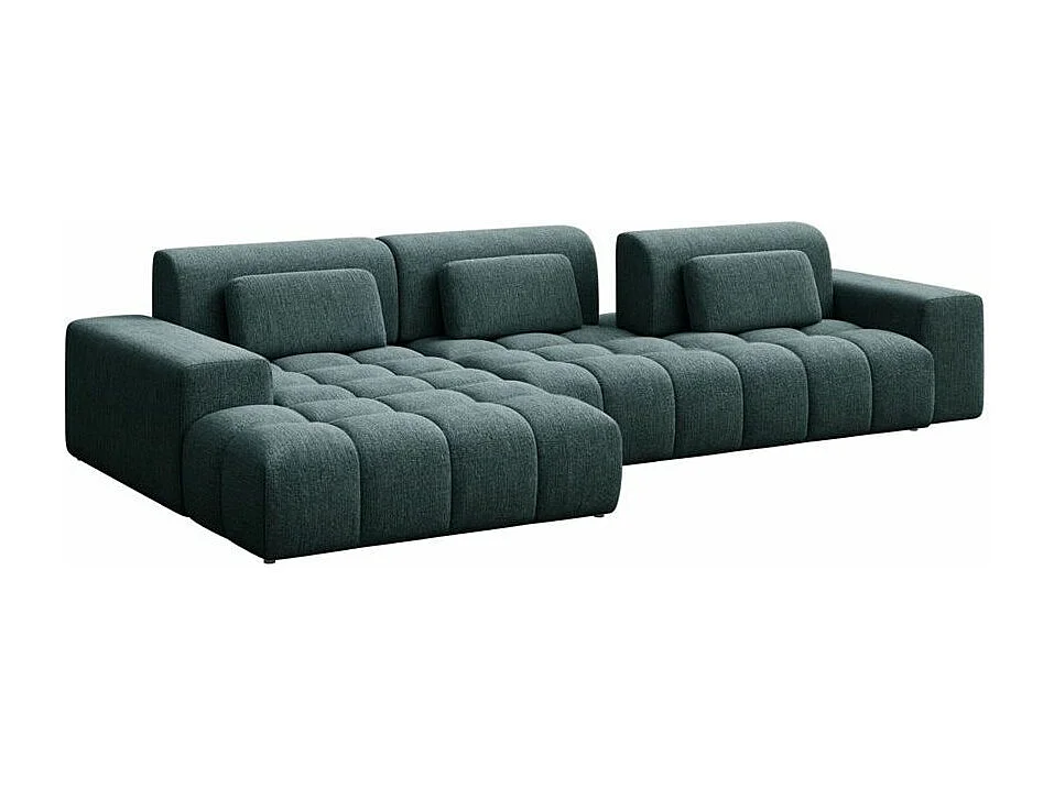 Canapé d'angle gauche Chevi Ocean noise