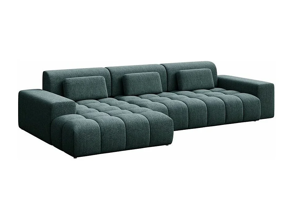 Canapé d'angle gauche Chevi Ocean noise