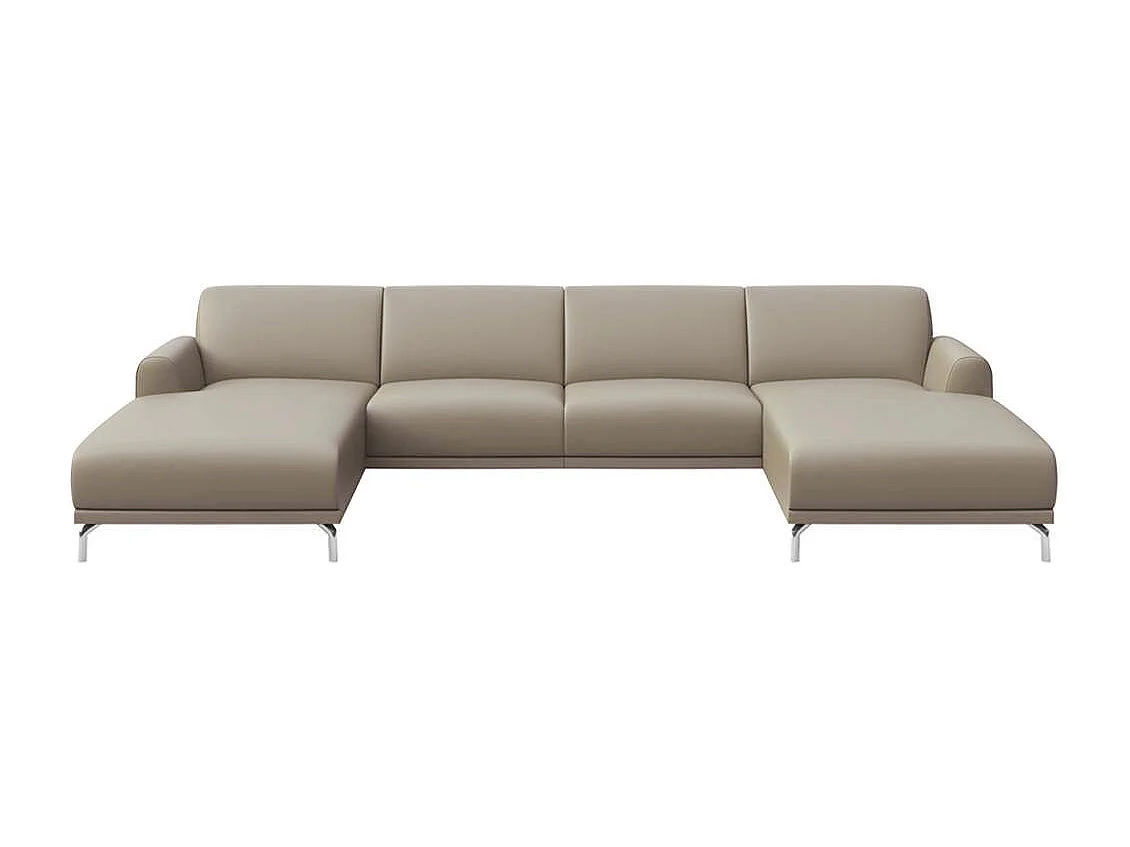 Canapé panoramique Puzo Gris fossile