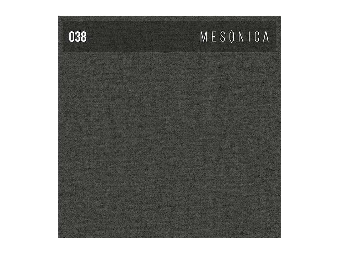 Canapé d'angle gauche Musso gris très foncé