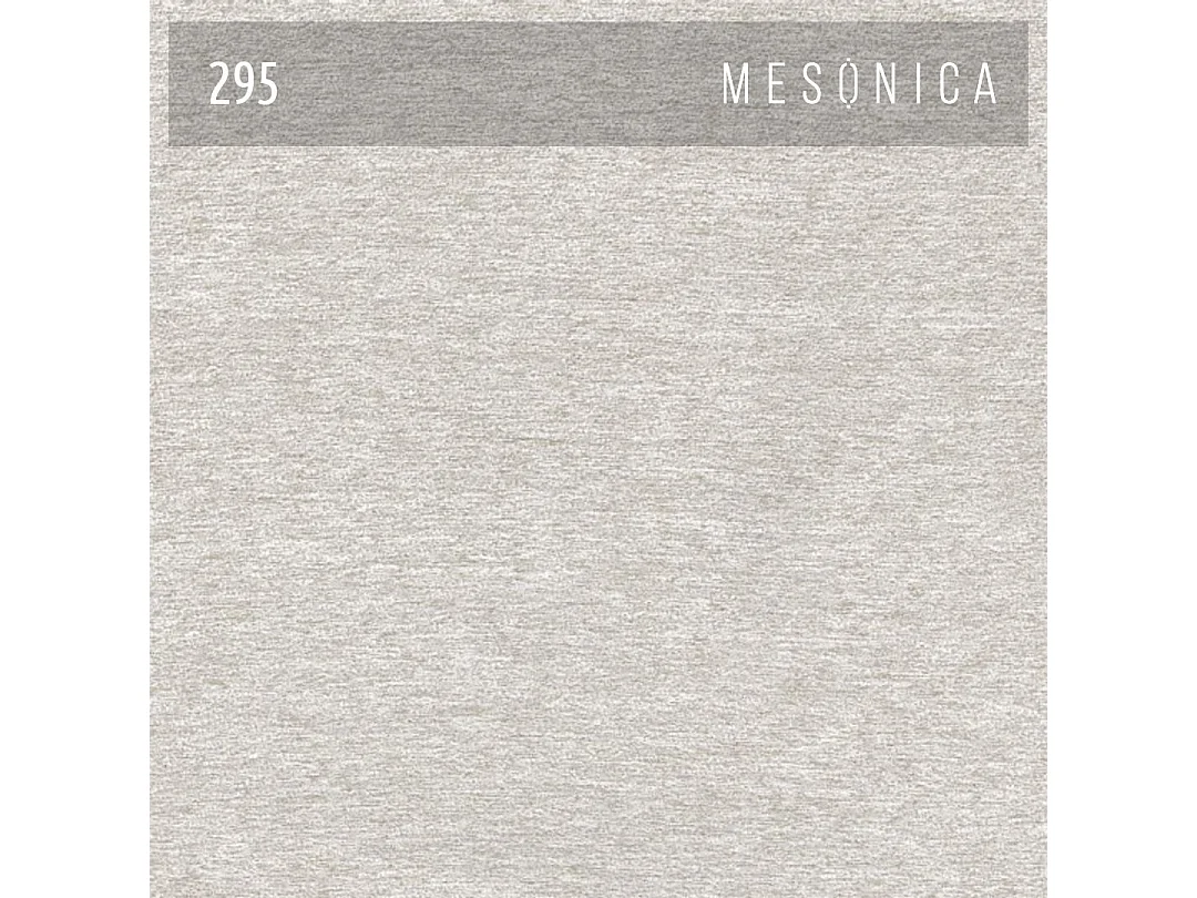 Lit Mesonica Bufo, carrés beige clair 160x200