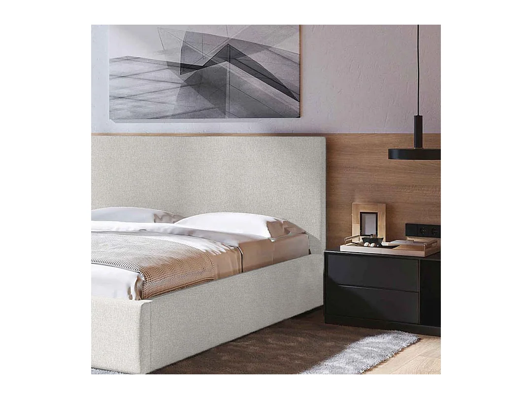 Lit Mesonica Bufo, beige clair 180x200