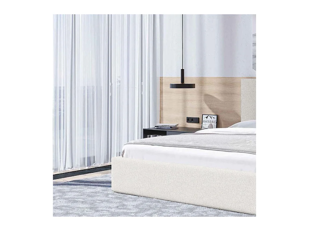 Lit Mesonica Bufo, beige clair 180x200