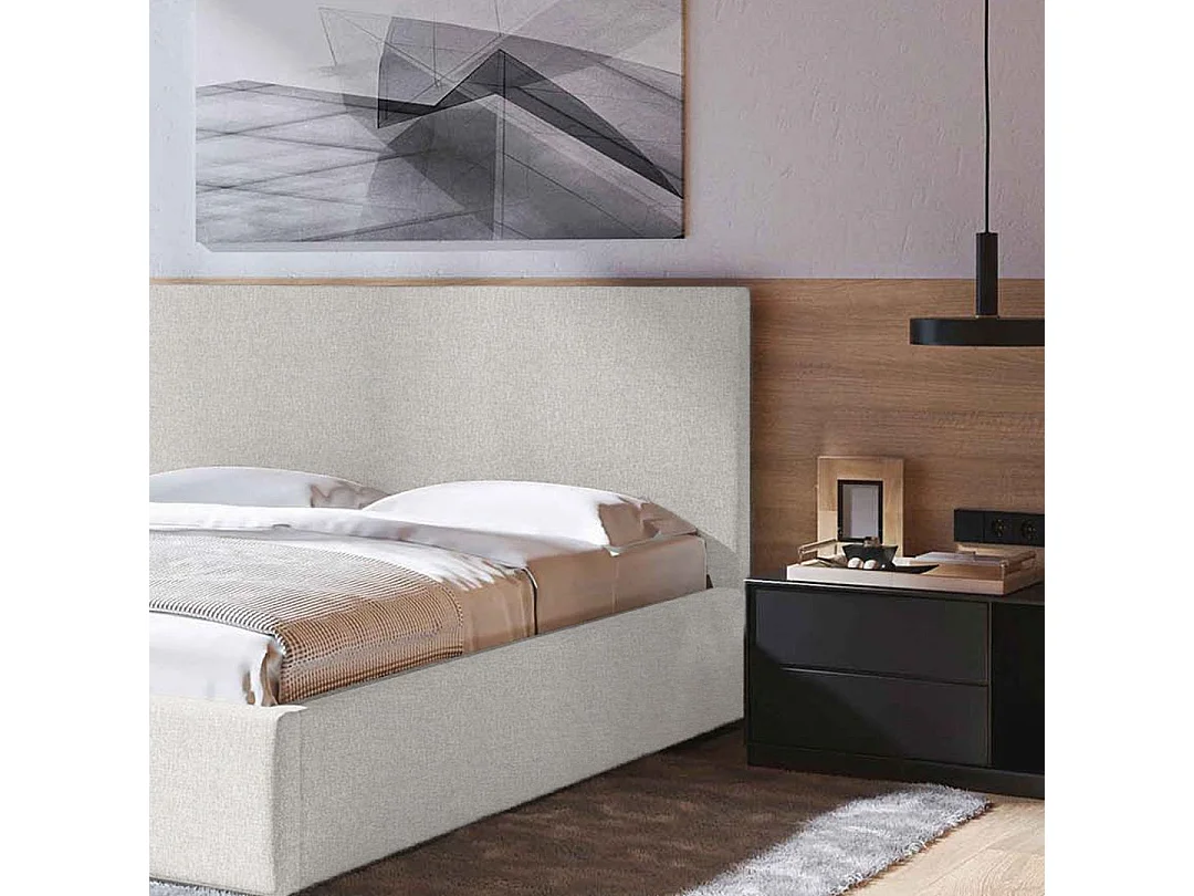 Lit Mesonica Bufo, beige clair 180x200