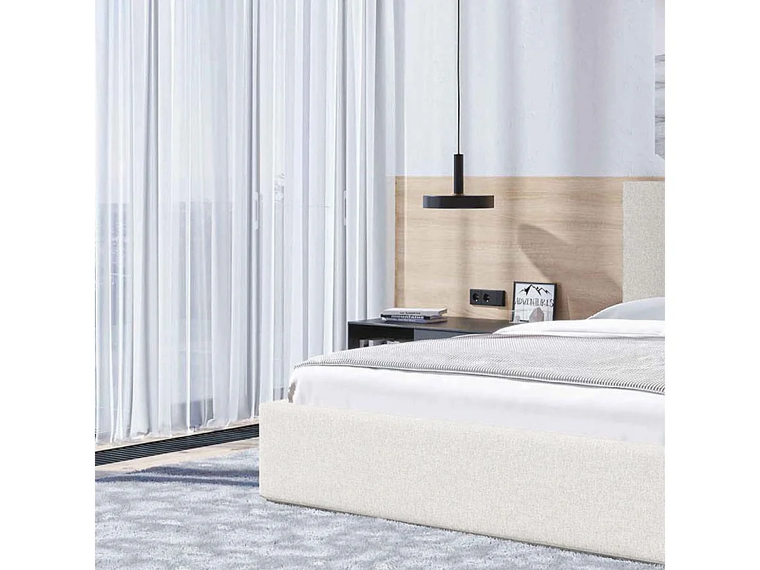 Lit Mesonica Bufo, beige clair 180x200