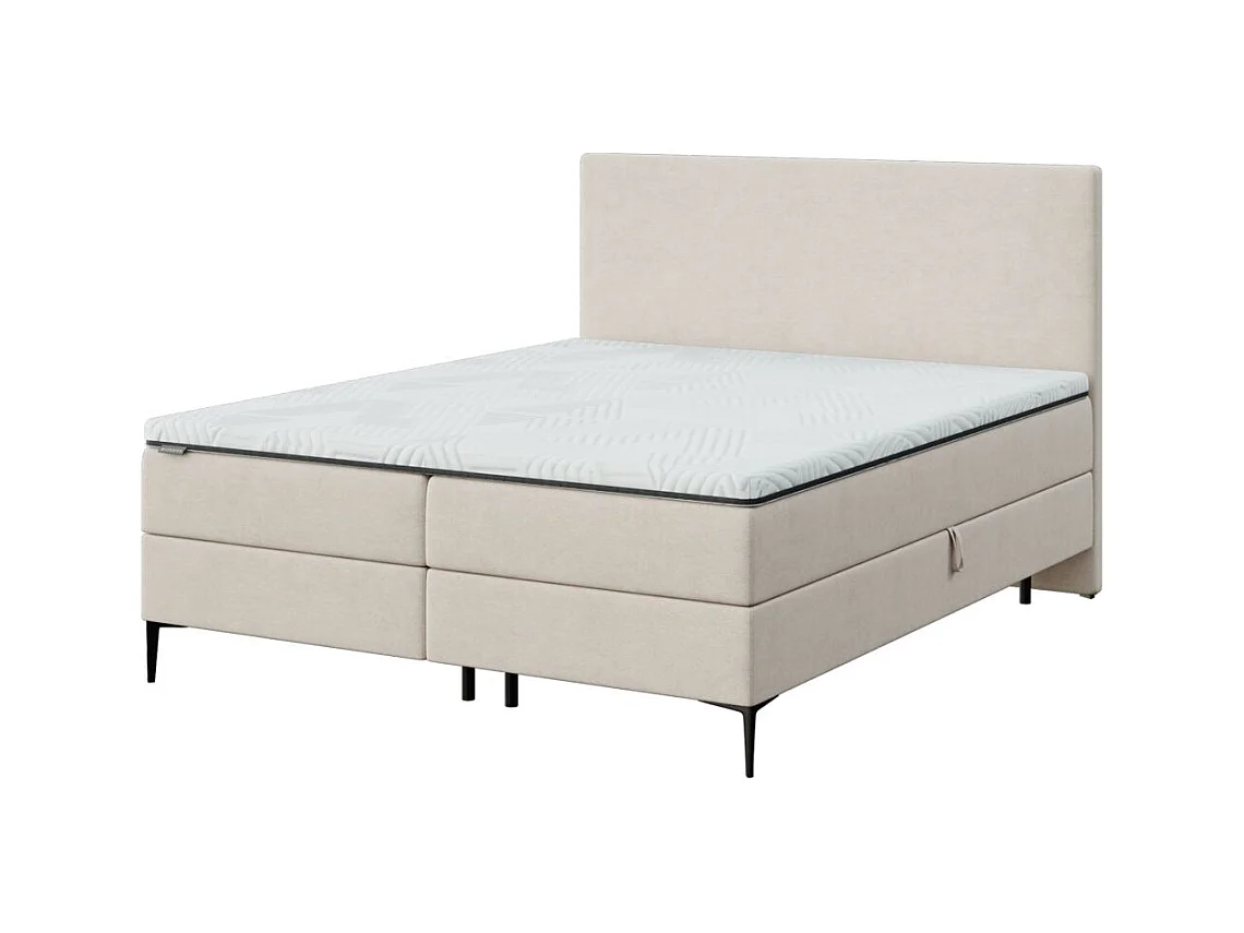 Mesonica Bufo Lit Continental, beige 160x200, Surmatelas 160x200 h: 5 cm