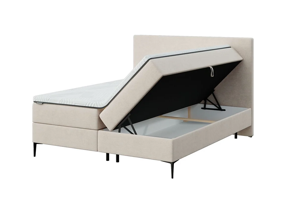 Mesonica Bufo Lit Continental, beige 160x200, Surmatelas 160x200 h: 5 cm