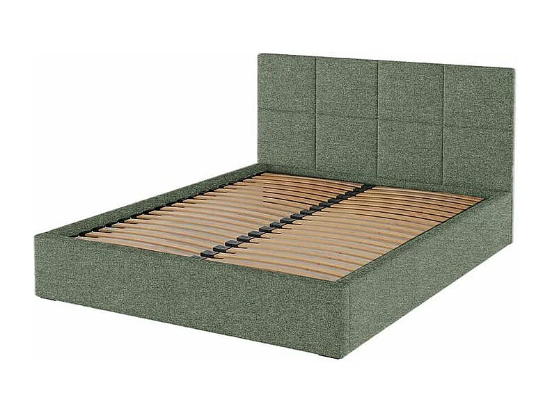 Lit Mesonica Bufo, carrés vert 180x200