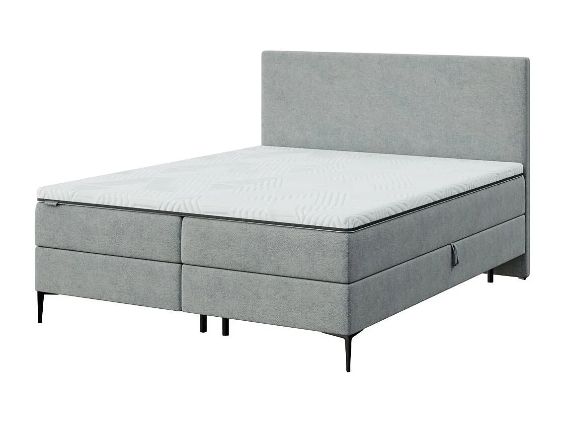 Mesonica Bufo Lit Continental, gris 160x20, Surmatelas 160x200 h: 5 cm0