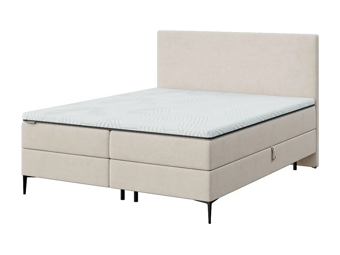 Mesonica Bufo Lit Continental, beige 180x200, Surmatelas 180x200 h: 5 cm