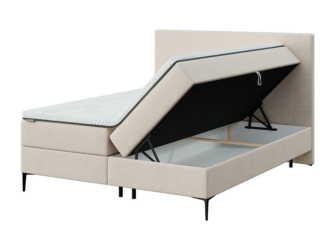 Mesonica Bufo Lit Continental, beige 180x200, Surmatelas 180x200 h: 5 cm