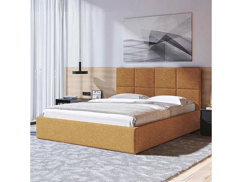 Mesonica Bufo Bed, vierkanten honing 140x200