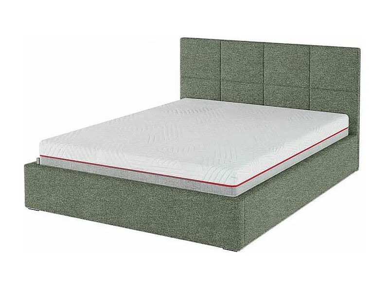 Lit Mesonica Bufo, carrés vert 140x200