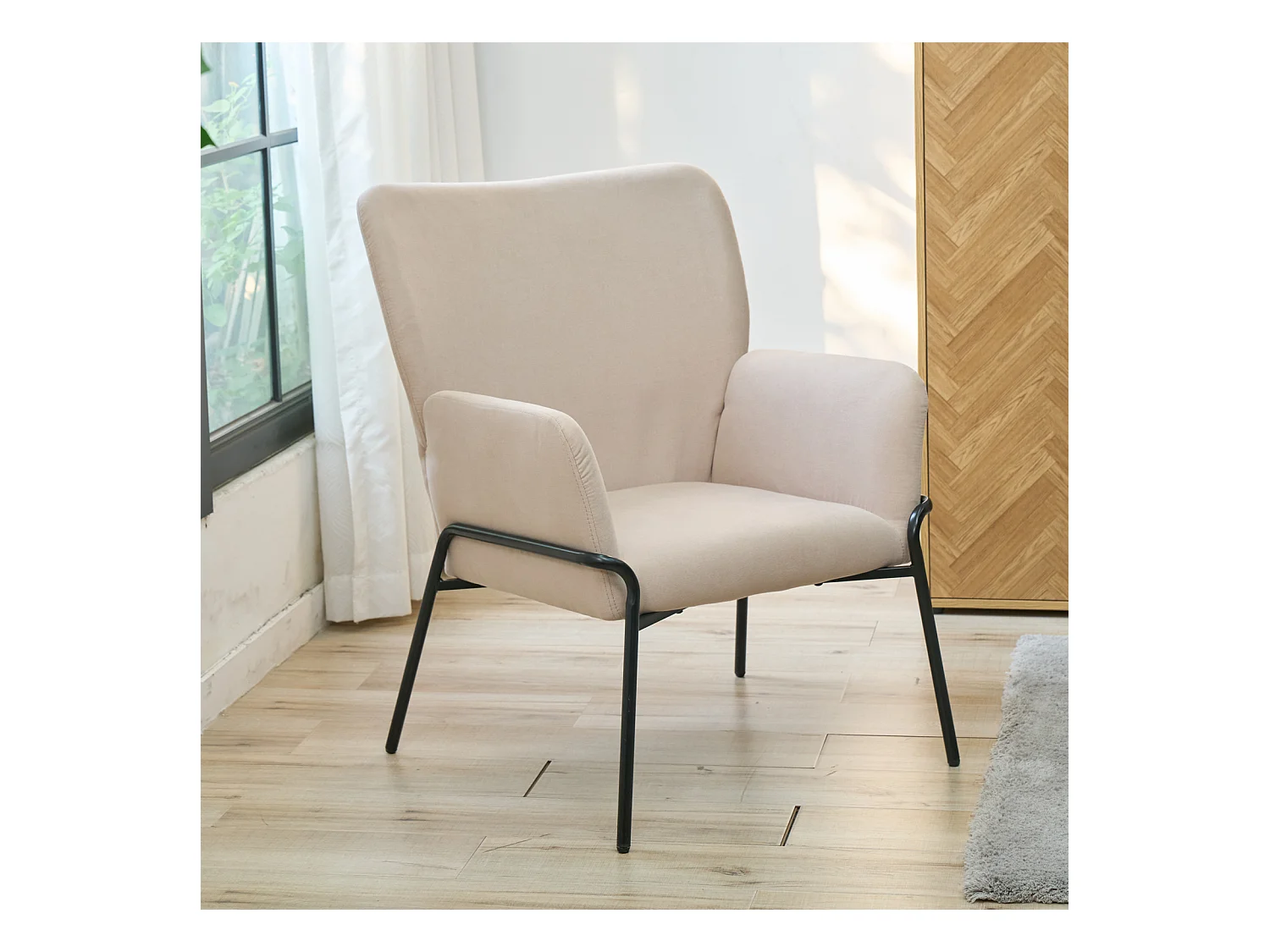 LOUNGESESSEL FREIA Stoff Beige