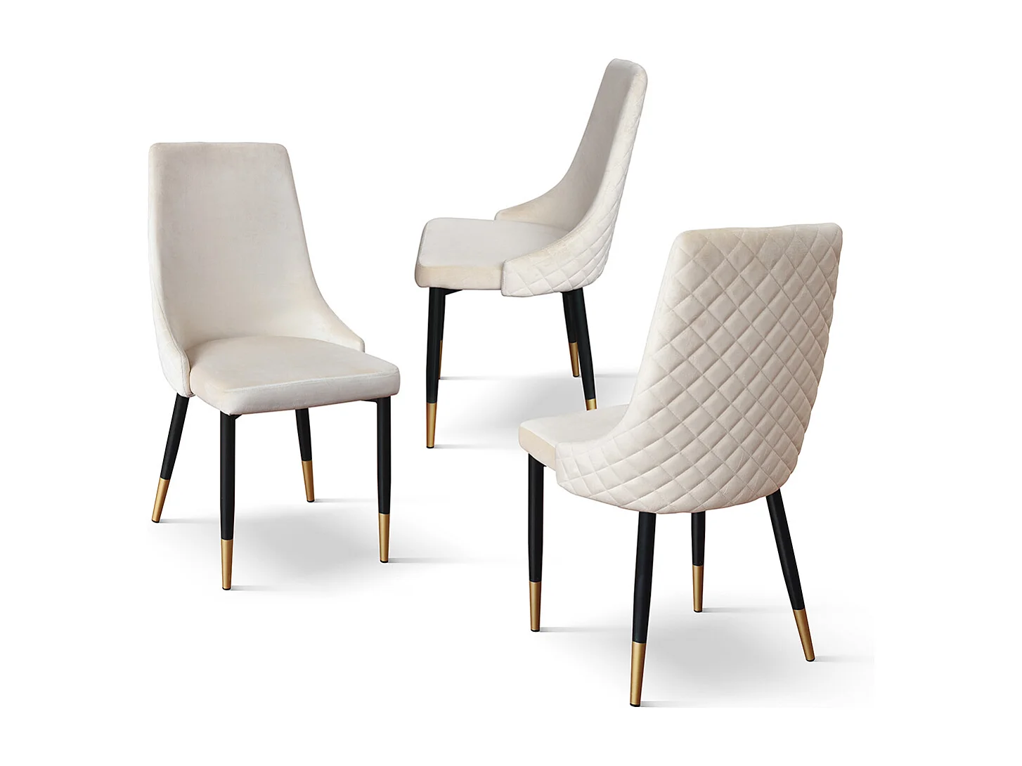 Sedia Cinzia set da 4 sedie beige