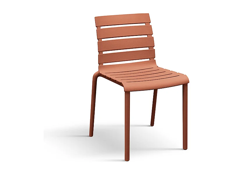 Sedia Brad Arancio set da 6 sedie in polipropilene