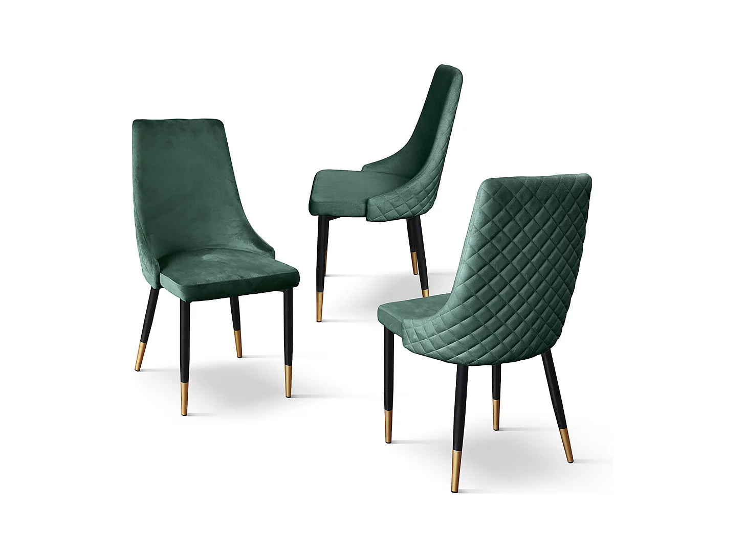 Sedia Cinzia set da 4 sedie verde