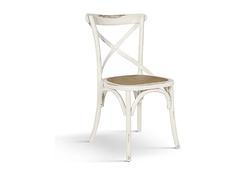 Sedia Oscar Bianco Consumato set da 4 sedie