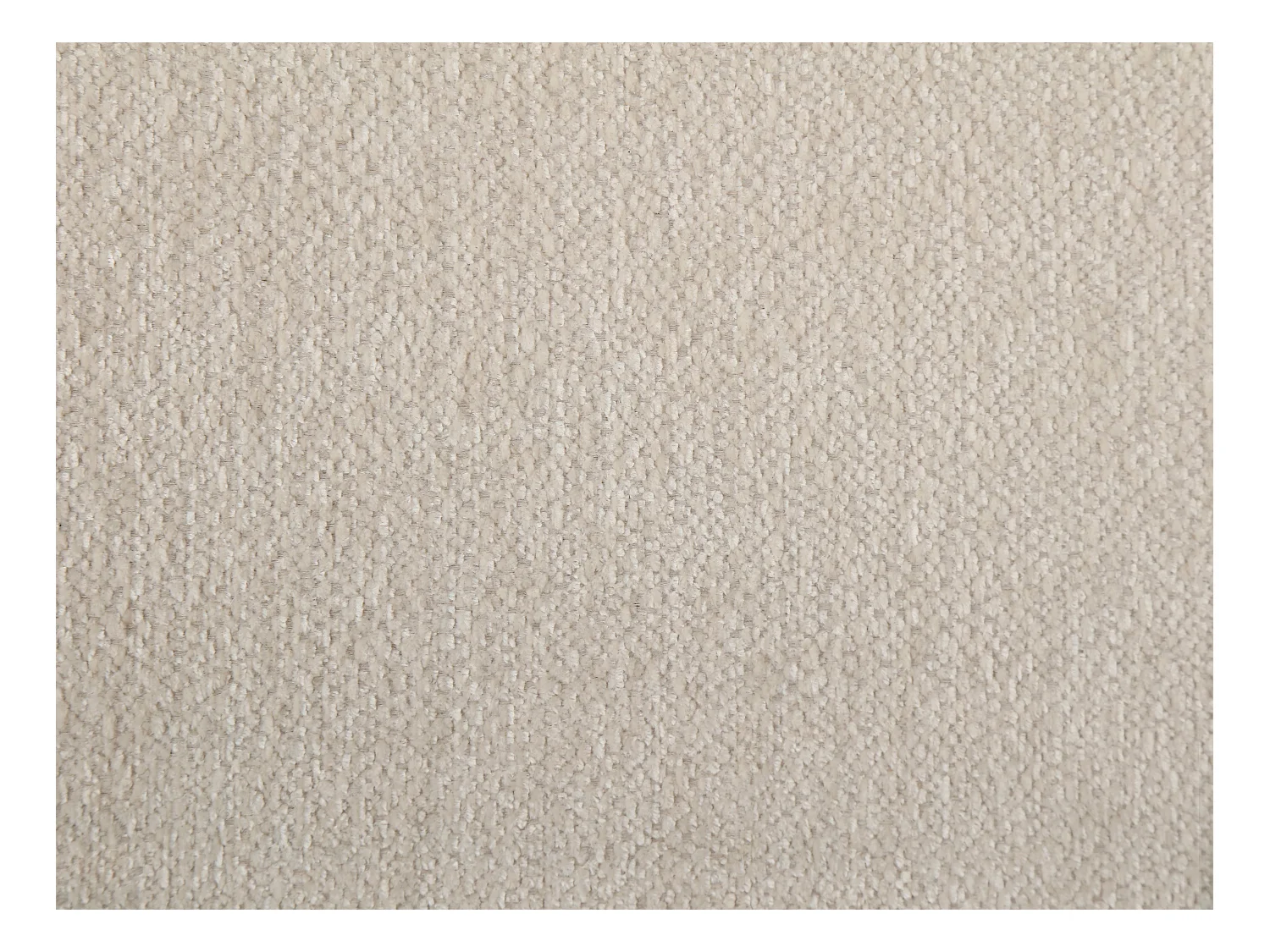 Fauteuil en tissu chenille beige TALIENA