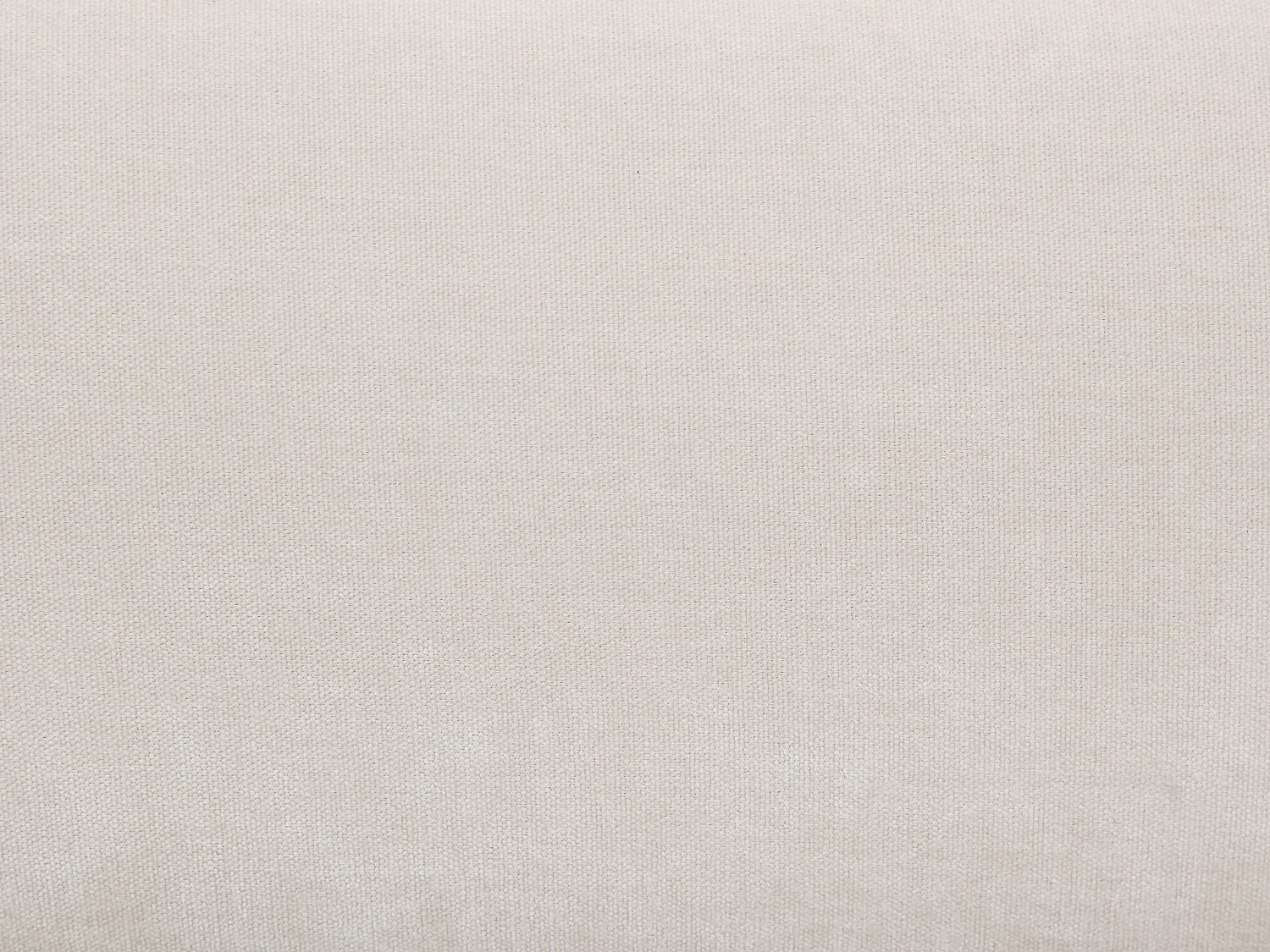 Canapé d'angle droit convertible et pouf en tissu beige BALOTIA