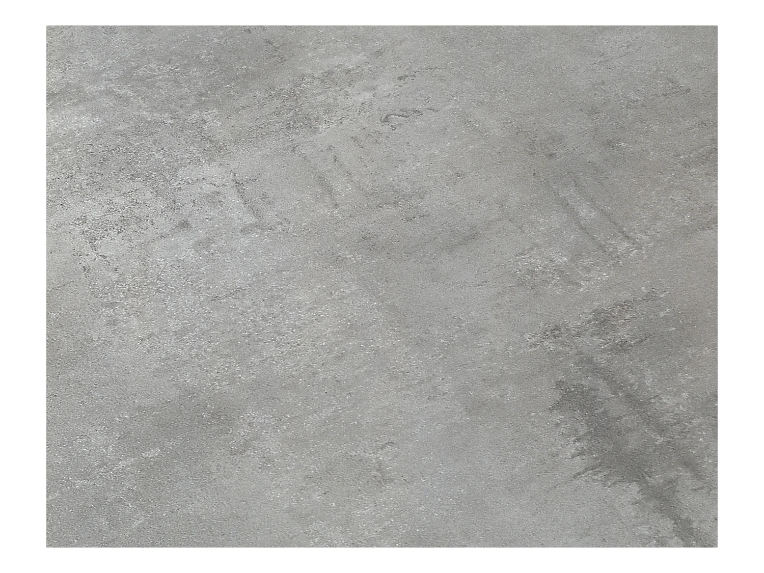 Tavolo Allungabile Dania, Gambe Incrociate, Made in Italy, Basamento Nero, Grigio Cemento, 140x80x76 cm