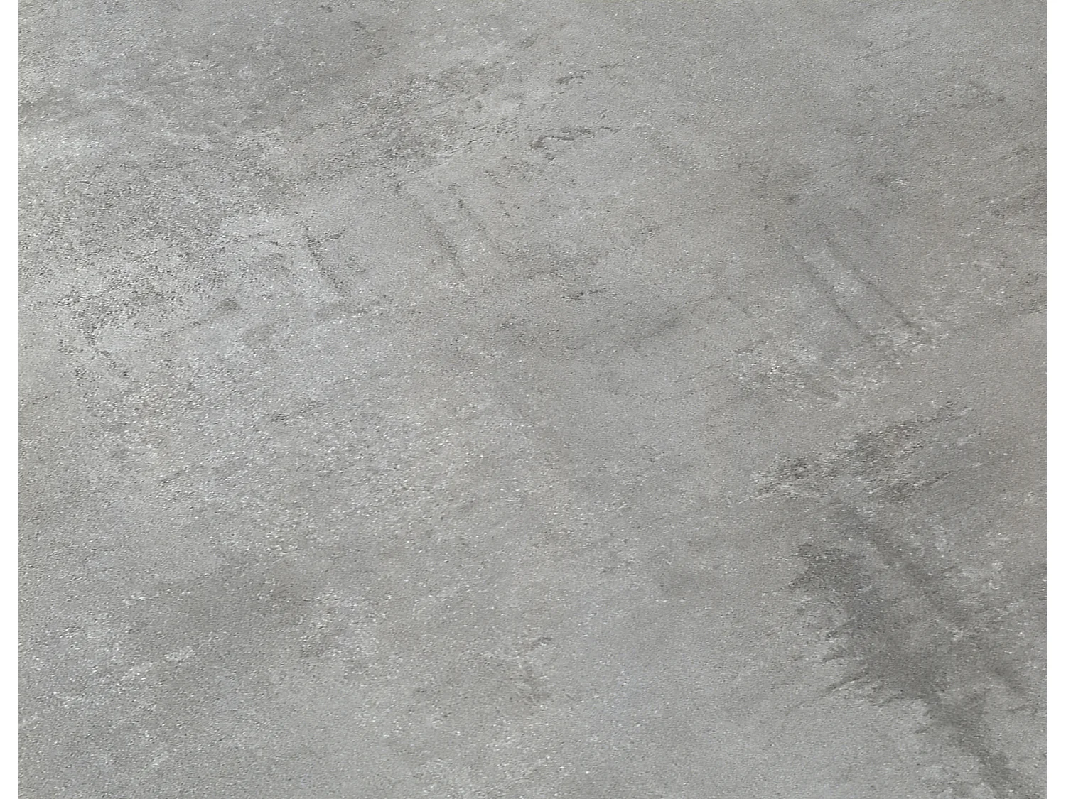 Tavolo Allungabile Walter, Gambe Incrociate, Made in Italy, Basamento Bianco, Grigio Cemento, 120x80x76 cm