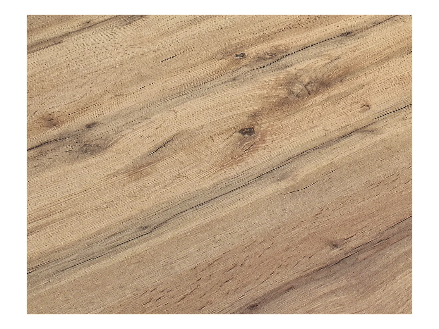 Tavolo Allungabile Marco, Gambe Incrociate a X, Made in Italy, Basamento rovere, Rovere rustico, 180x90x76 cm