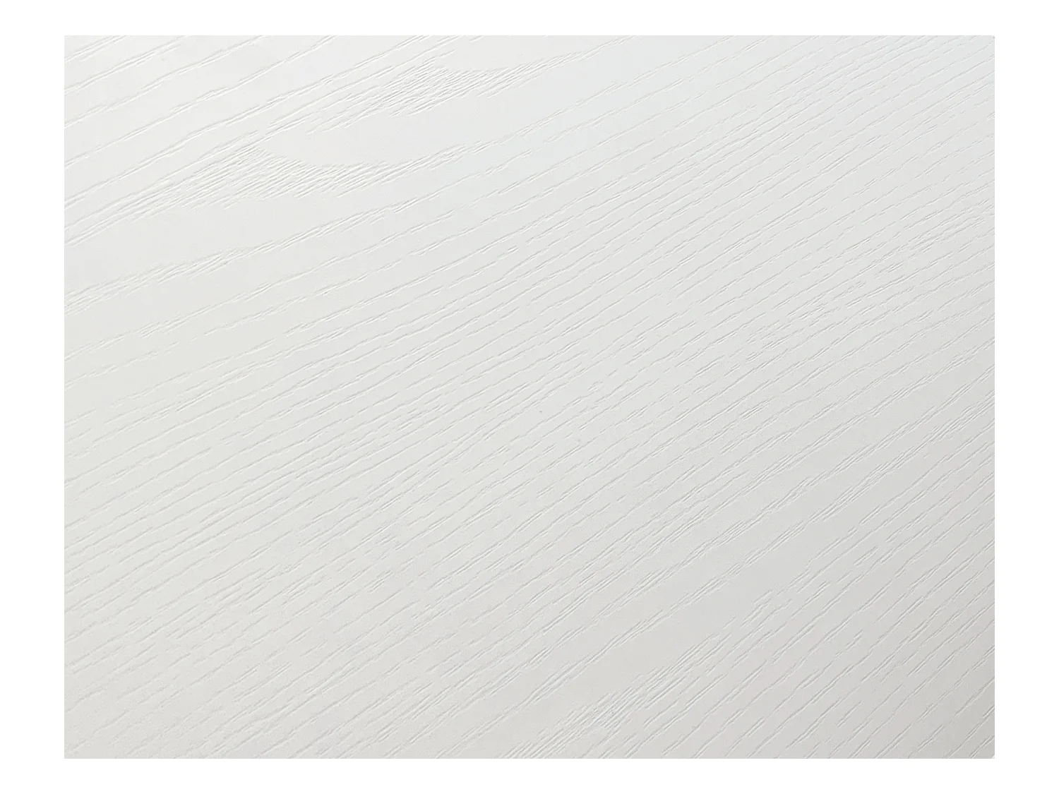 Tavolo Allungabile Claudia, Gambe Incrociate, Made in Italy, Basamento Nero, Bianco Frassinato, 160x90x76 cm