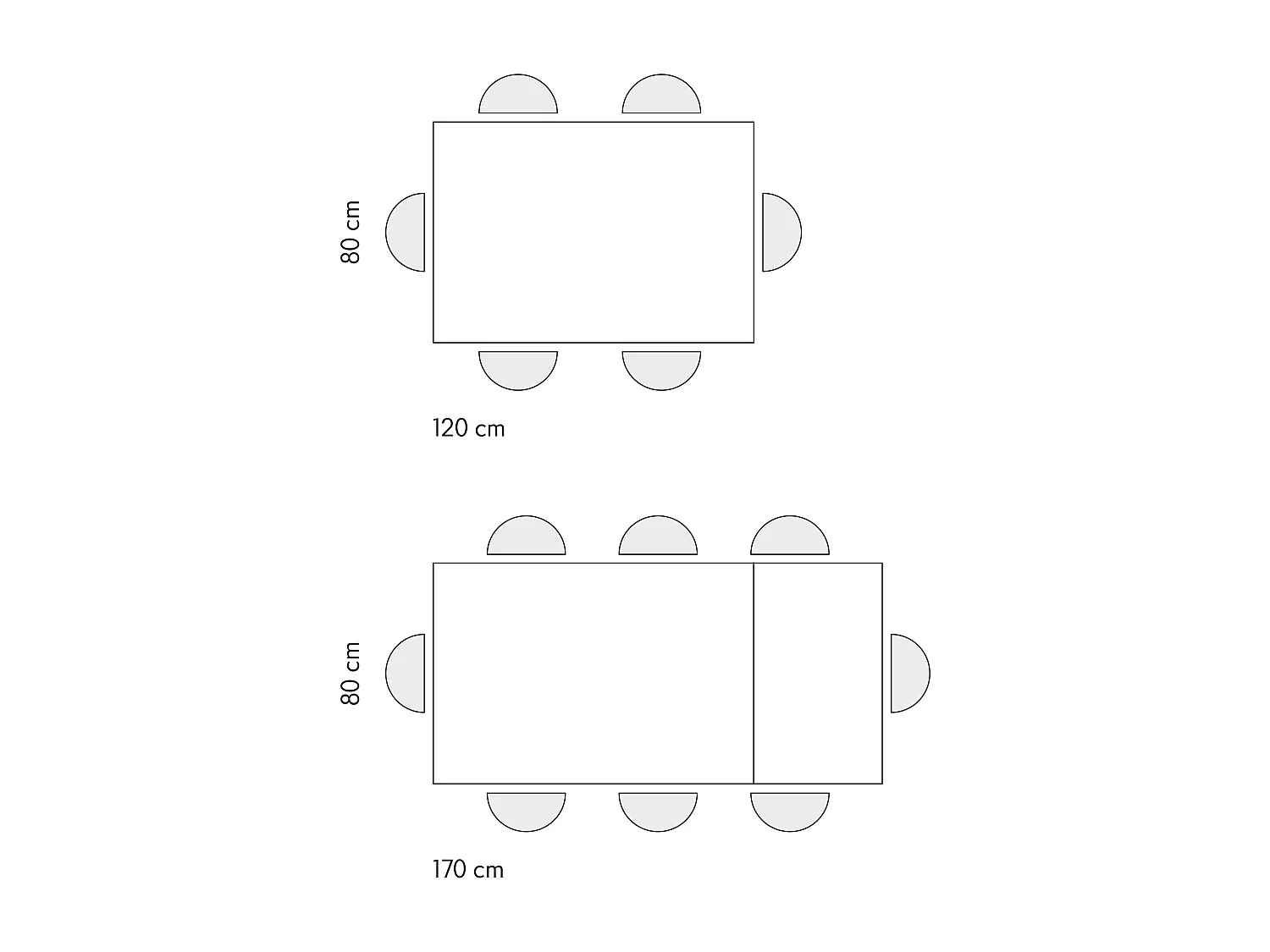 Tavolo Allungabile Vasco, Gambe Incrociate, Made in Italy, Basamento Bianco, Bianco Frassinato, 120x80x76 cm