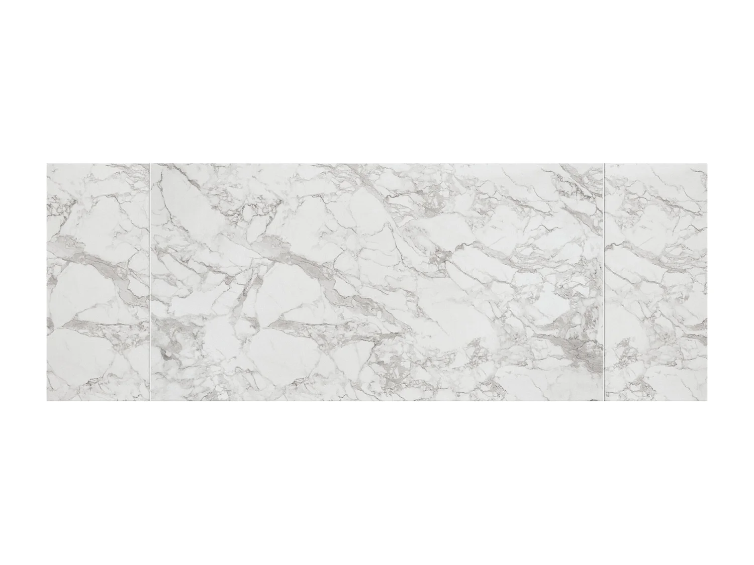 Tavolo allungabile Cesare,Piano in ceramica bianco arabesco, gambe in metallo bronzo a X, 180x90 cm