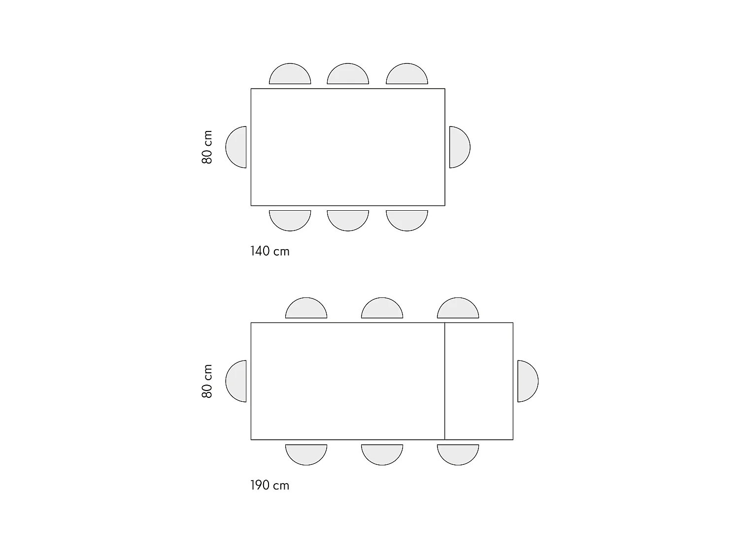 Tavolo Allungabile Dania, Gambe Incrociate, Made in Italy, Basamento Bianco, Grigio Cemento, 140x80x76 cm