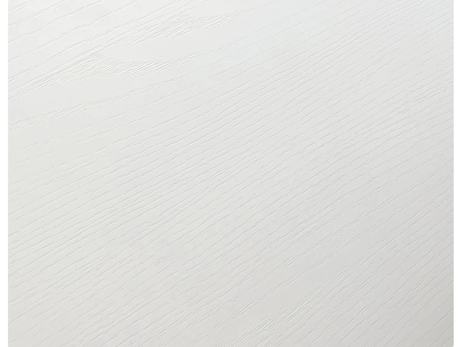 Tavolo Allungabile Linda, Gambe Incrociate a X, Made in Italy, Basamento bianco, Bianco frassinato, 180x90x76