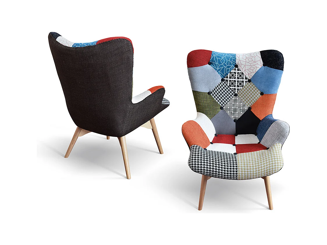 Poltrona Arlecchino multicolore set da uno