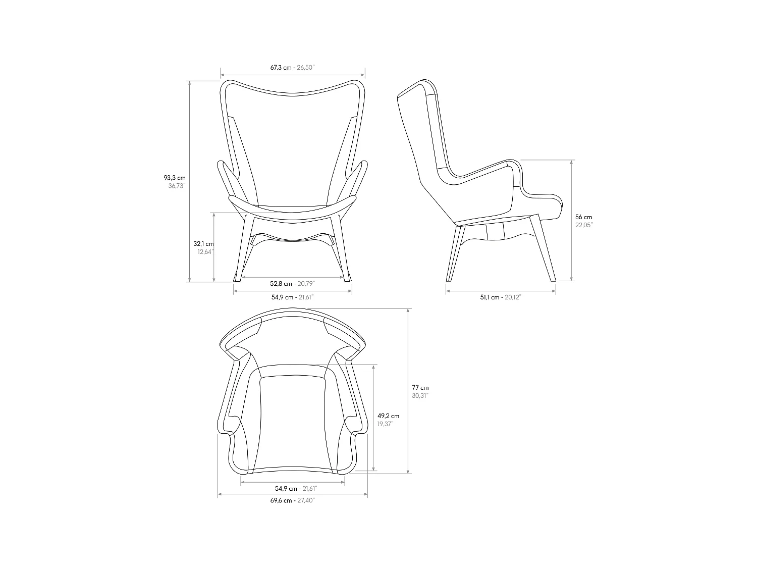 Poltrona Arlecchino multicolore set da uno