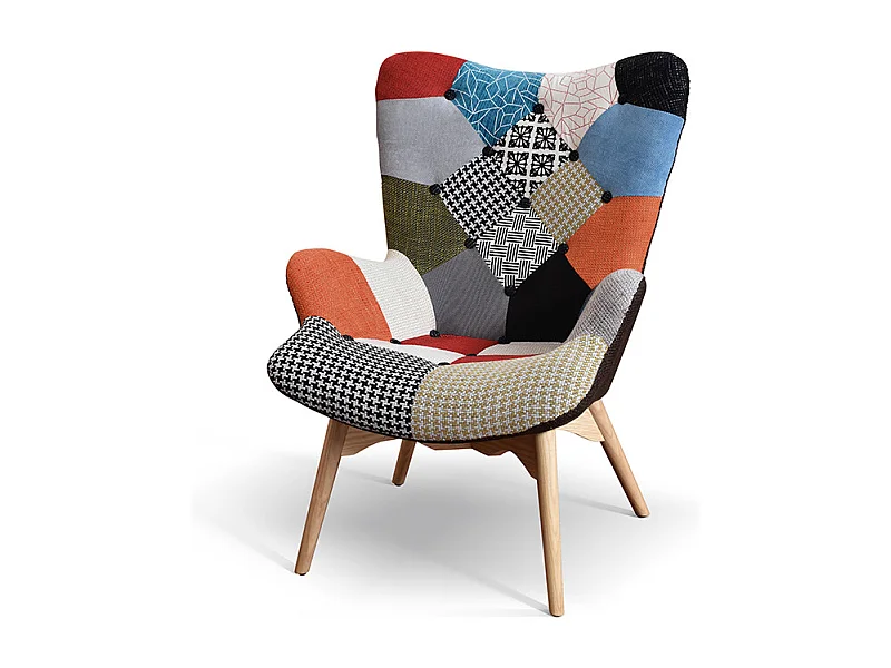 Poltrona Arlecchino multicolore set da uno