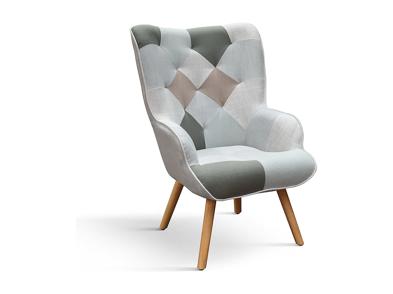 Poltrona Mila set da uno, Multicolor, Poltrona tessuto