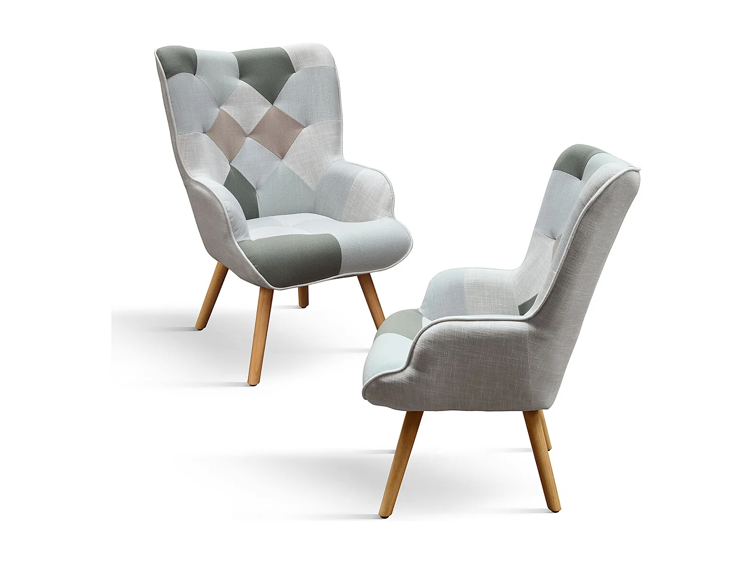 Poltrona Mila set da uno, Multicolor, Poltrona tessuto