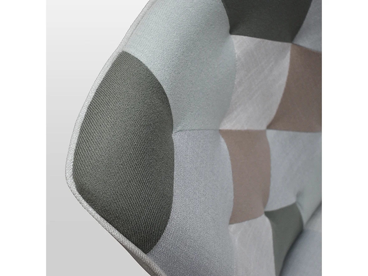 Poltrona Mila set da uno, Multicolor, Poltrona tessuto