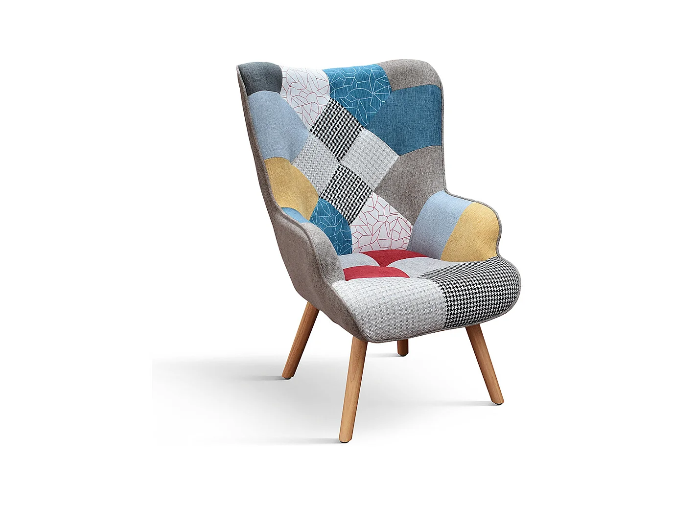 Poltrona Armando set da uno, Multicolor, Poltrona tessuto