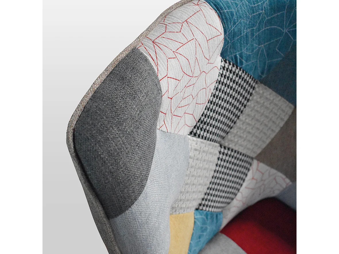 Poltrona Armando set da uno, Multicolor, Poltrona tessuto