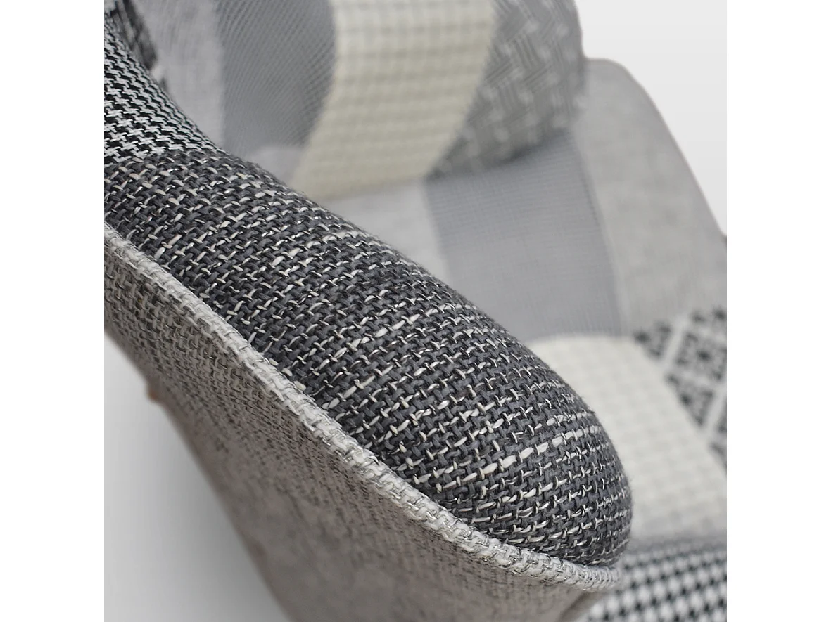 Poltrona Ludovica set da uno,Multicolor, Con Poggiapiedi