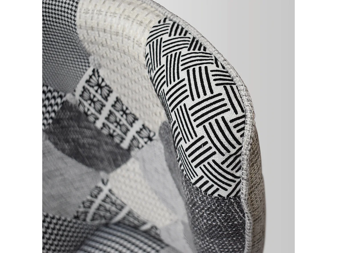 Poltrona Ludovica set da uno,Multicolor, Con Poggiapiedi