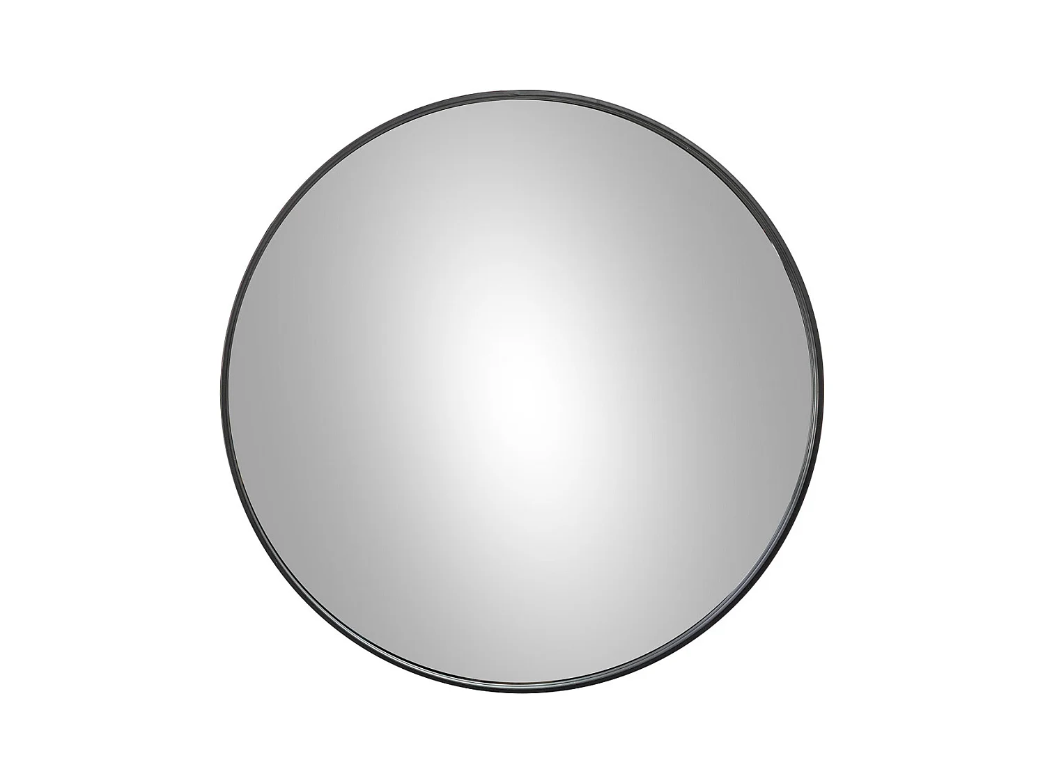 Espejo redondo de metal D86,5x03h cm