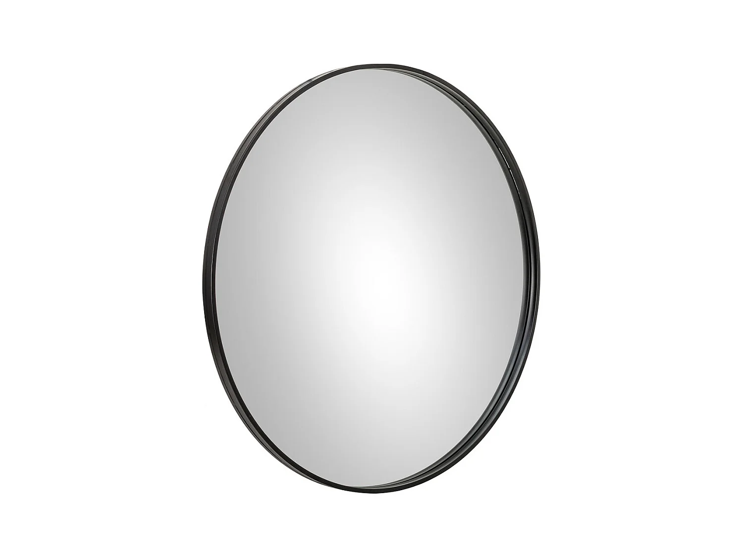 Espejo redondo de metal D86,5x03h cm