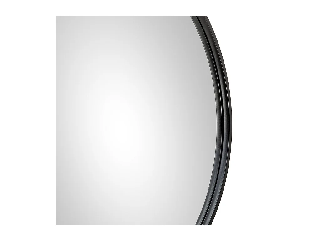 Espejo redondo de metal D86,5x03h cm