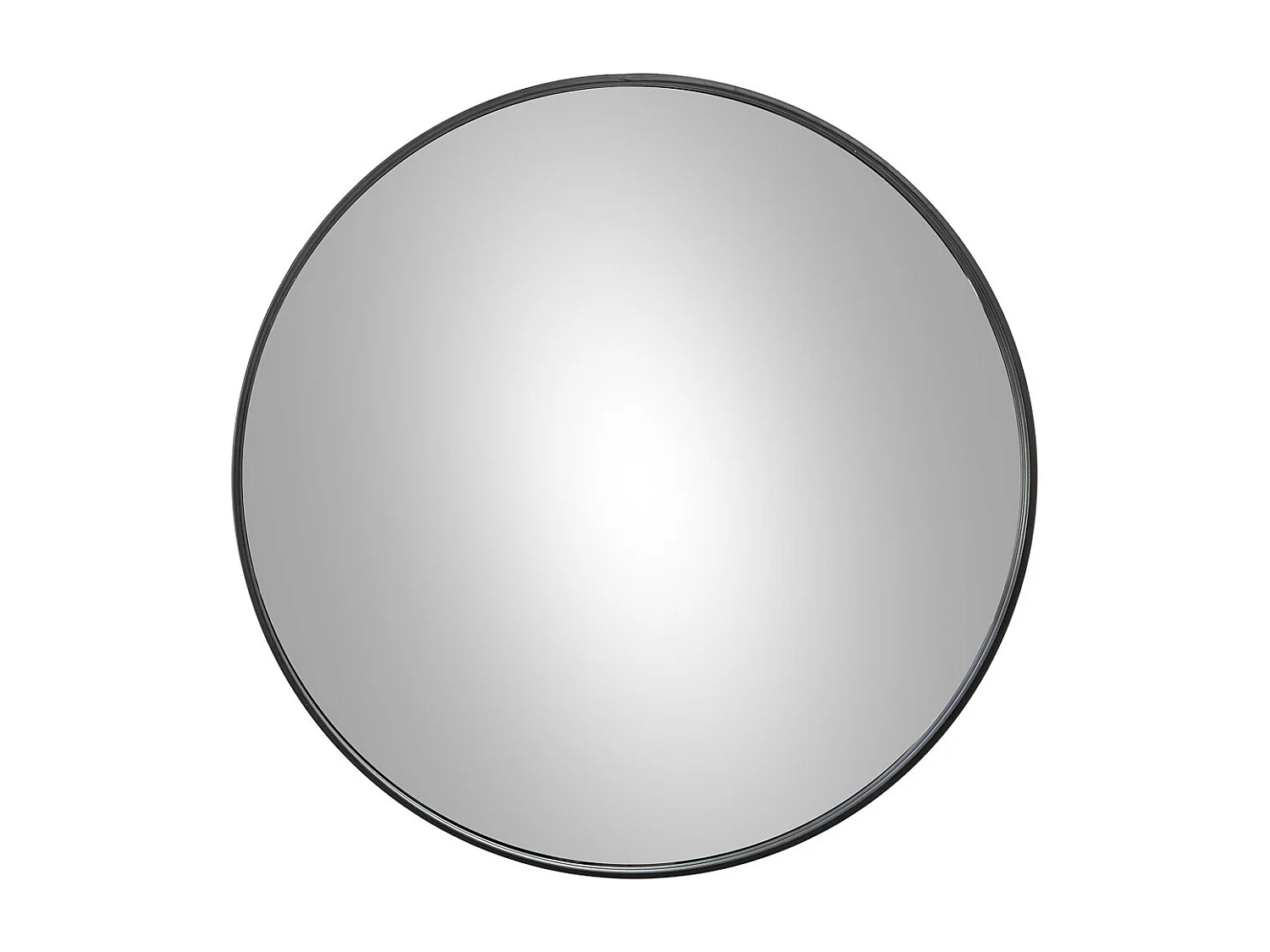 Espejo redondo de metal D86,5x03h cm