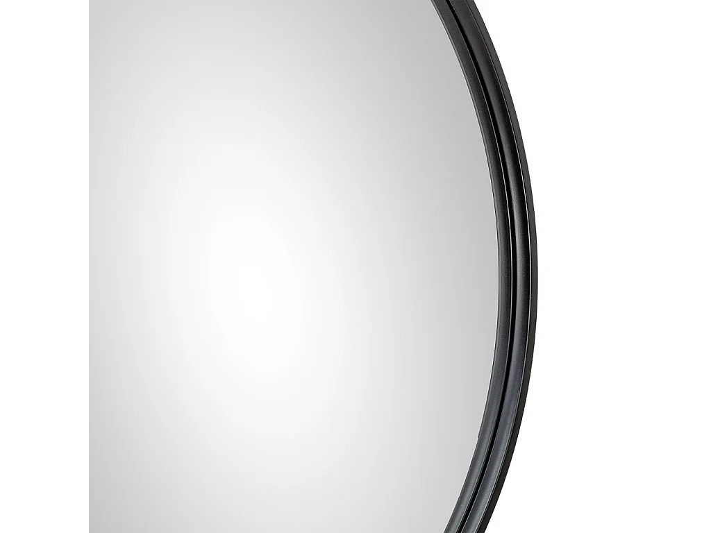 Espejo redondo de metal D86,5x03h cm