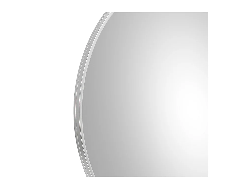 Espejo redondo de metal D86,5x03h cm