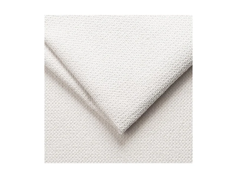 Canapé d'angle droit 325 cm en tissu microfibre ivoire - CECILE