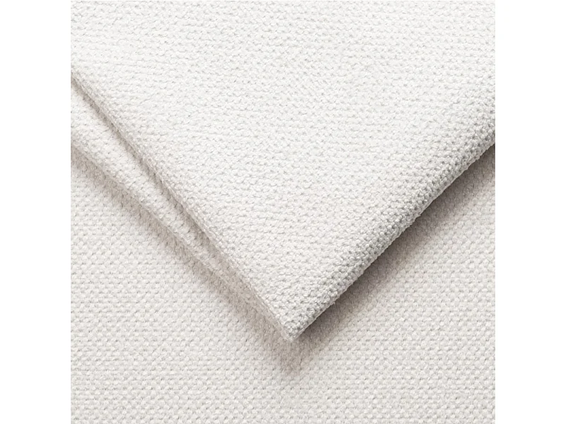 Canapé d'angle droit 325 cm en tissu microfibre ivoire - CECILE